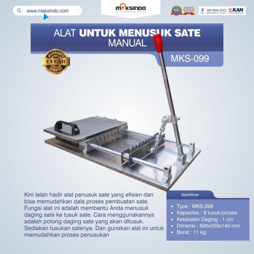 Jual Alat Tusuk Sate Manual MKS-099 di Bandung